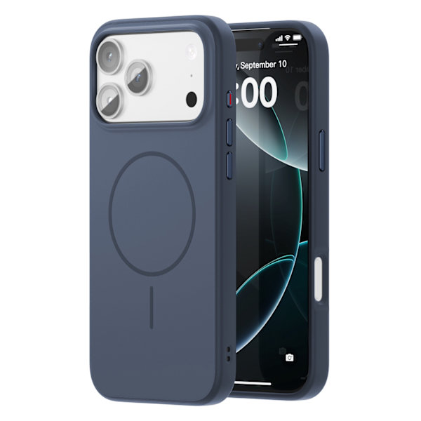 Etui til iPhone 17 Pro Magnetisk Blå Noz24904
