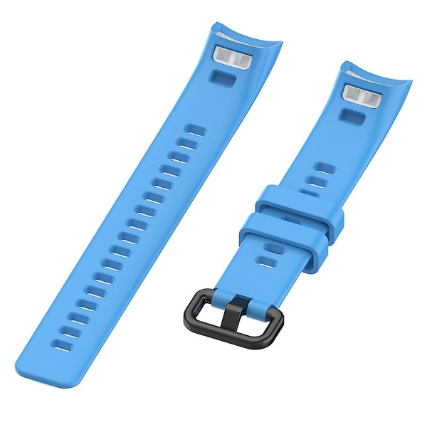 Taivaansininen silikoninen ranneke, yhteensopiva Huawei Honor Band 4 / Band 5 kanssa