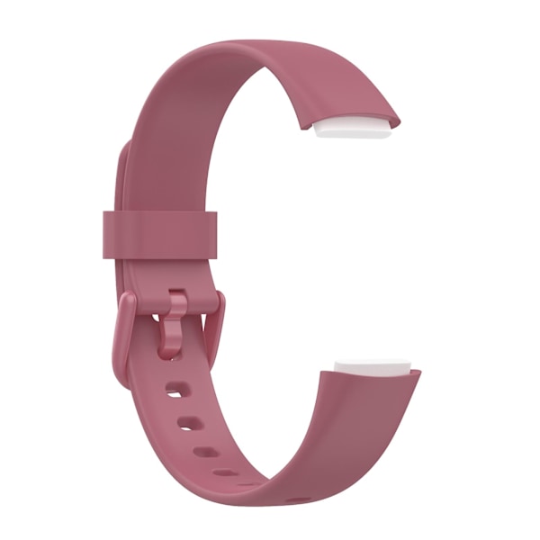 Rosa Rosa kompatibel med Fitbit Luxe Silikon Armband, Storlek: s S