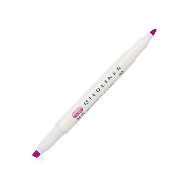 Mildliner Double Headed Highlighter / Marker Pen Hot Pink