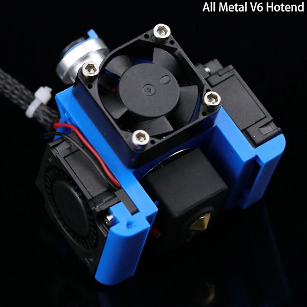 Ny All Metal V6 J-head Hotend Bowden Extruder Kit kompatibel med E3d V6, 12v V6