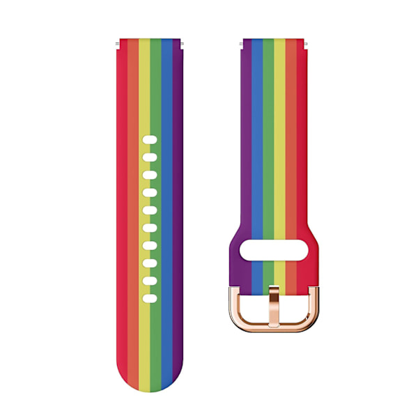 Rainbow Rainbow kompatibel med Xiaomi Haylou Ls01 Silikonarmband med tryck