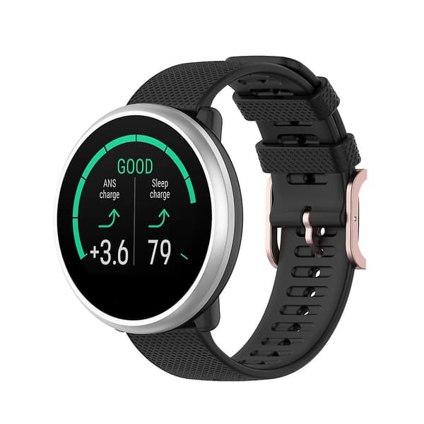 Sort Sort kompatibel med Polar Ignite Urrem