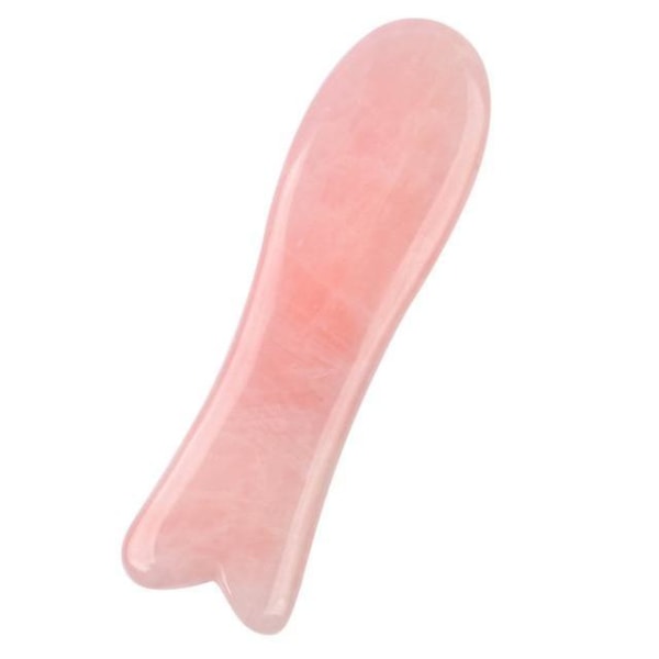 Natural Rose Quartz Massage Stone - Facial Spa Tool guasha4