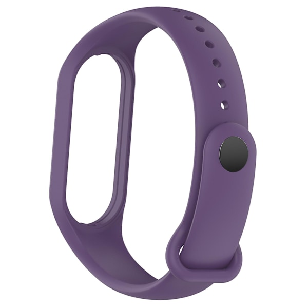 Lila Lila Silikon Armband kompatibelt med Xiaomi Mi Band 7 kompatibelt med Xiaomi Mi Band 7 / 7nfc / 6 / 6 Nfc / 5 / 5 Nfc / Amazfit Band 5