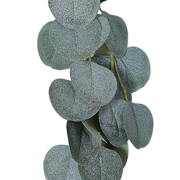 Simulaatiorottinki Uusi Eukalyptuksen Lehtiköynnös Riippuva Huurre Eukalyptuksen Lehti Pyöreä Lehti Simulaatiokasvi Muratti light green eucalyptus