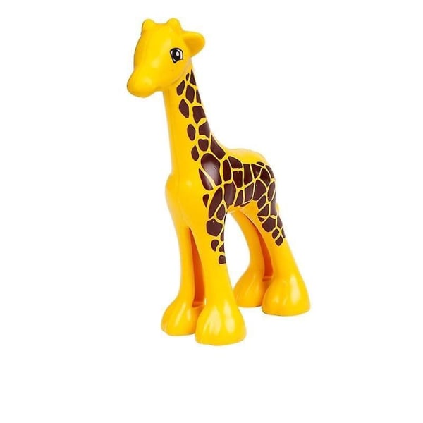 Montera byggstenstillbehör giraffe