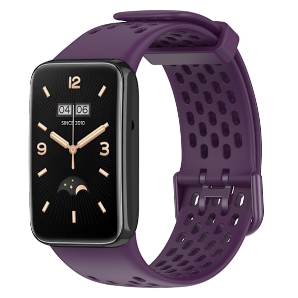 Mørkelilla Mørkelilla TPU Urrem kompatibel med Xiaomi Mi Band 7 Pro