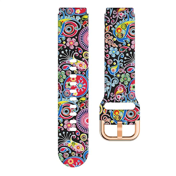 Farverig Vandmand Farverig Vandmand kompatibel med Xiaomi Haylou Ls01 Silikone Print Urrem