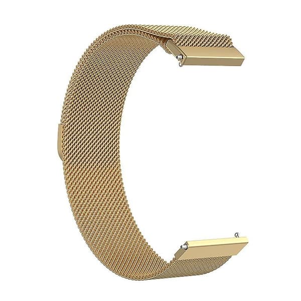 Guld Guld kompatibel med Honor Magic Watch 2/galaxy Active2 18mm Milan Rustfrit Stål Mesh Urrem