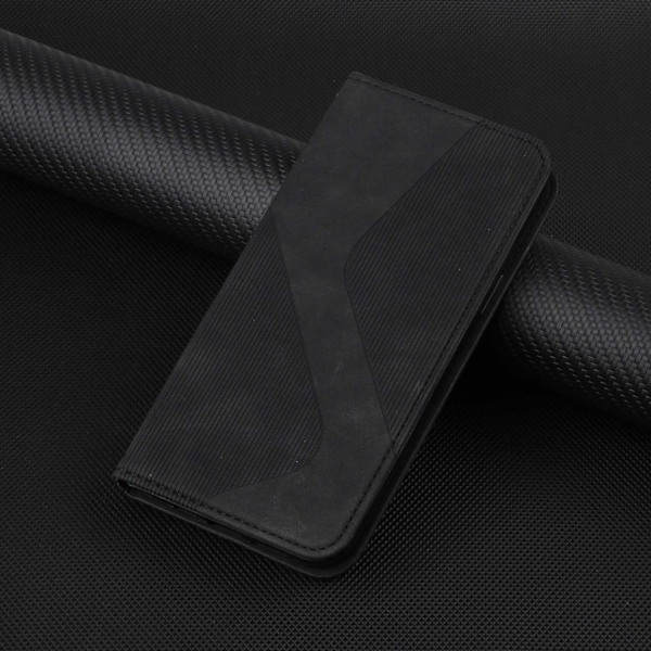 Fodral för iPhone 14 svart Plånbok med Korthållare Flip Plånbok
