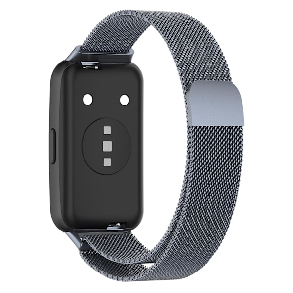Grå Grå Milan Metal Magnetisk Urrem kompatibel med Huawei Band 7 / 7 Nfc