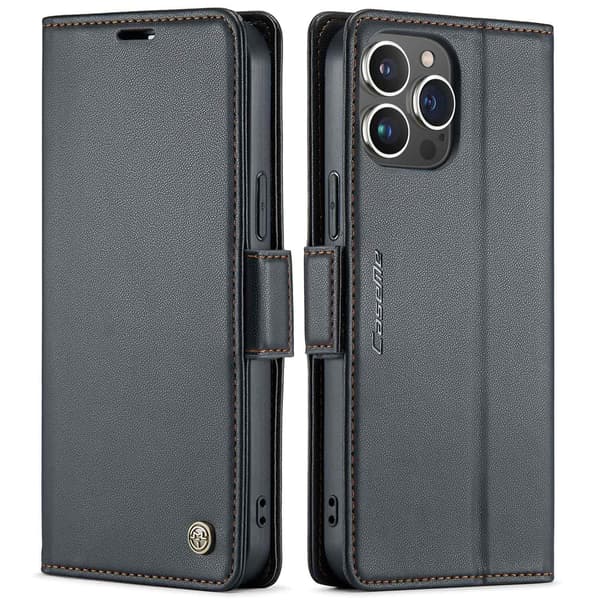 Etui til iPhone 13mini5.4 sort RFID-blokerende flip