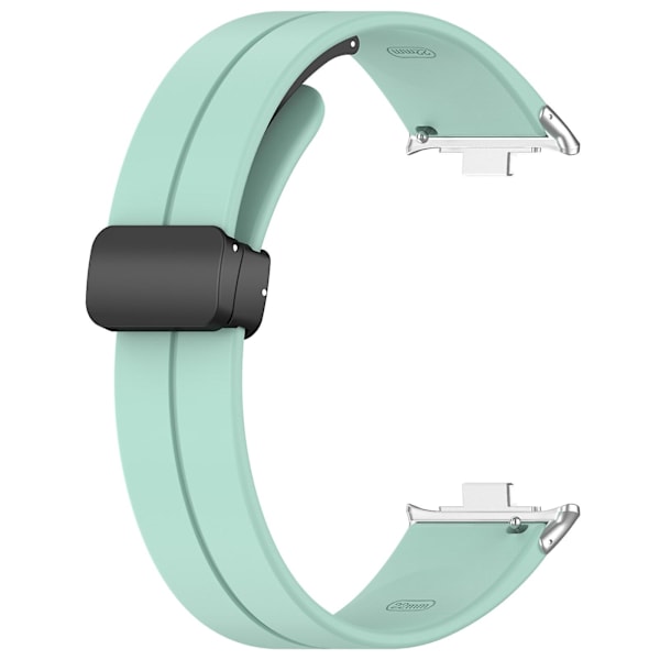 Sinivihreä magneettisoljellinen silikonihihna, yhteensopiva Xiaomi Mi Band 8 Pron kanssa