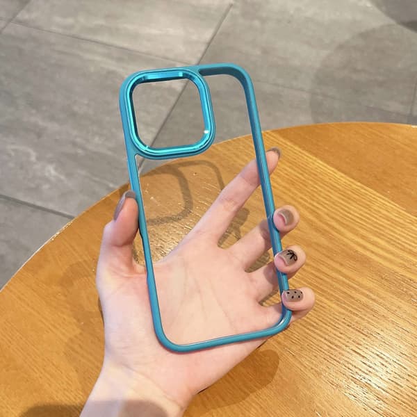 Fodral för iPhone 16 Klar Klar Turkos Noz25971