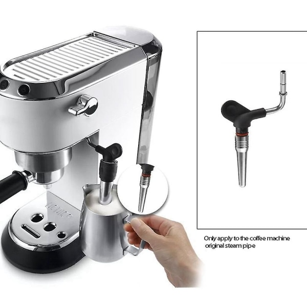 Nytt ångmunstycke för kaffemaskin som är kompatibelt med Delonghi Dedica Ec680 Ec685 Ecp3420