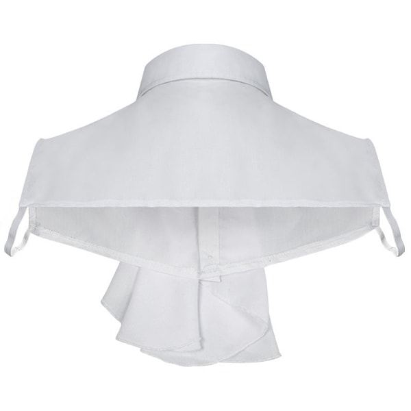 Dame falsk krage Avtakbar halv skjorte med den hvite Detac White Average size