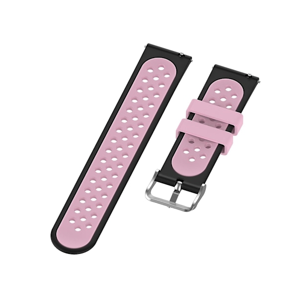 Sort Pink Sort Pink kompatibel med Huawei Watch 3 / 3 Pro silikone urrem