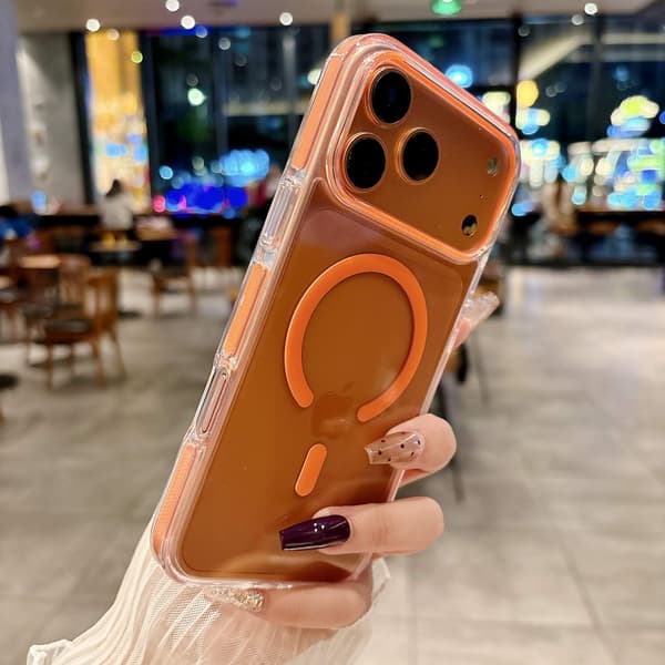 Etui til iPhone 14 Pro Magnetisk Orange Noz30913