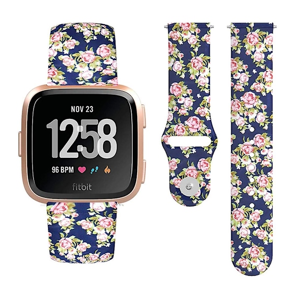 Rosa Rose Stropp kompatibel med Fitbit Versa 2 / Lite