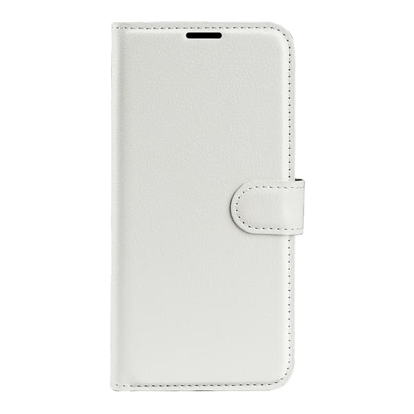 Etui til iPhone 16pro Hvit Flip Lommebok med Kortholder