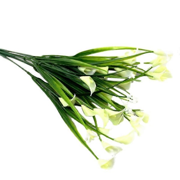 1 kpl Keinotekoinen Gypsophila Kalla Liljat Kukat Kasvi Häät Juhlat Kodin Sisustus White