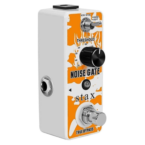 Ny Stax Guitar Noise Gate Pedal Kompatibel med Elgitarr hårda och mjuka lägen