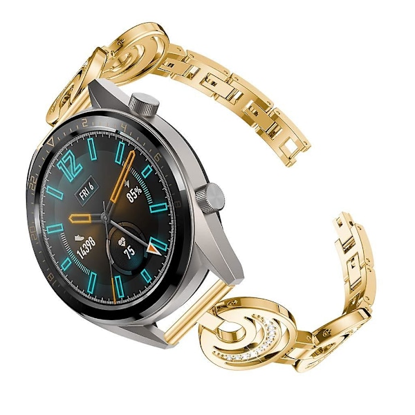 Gullfarget Gullfarget kompatibel med Huawei Watch Gt2e Aluminium Legering Rem