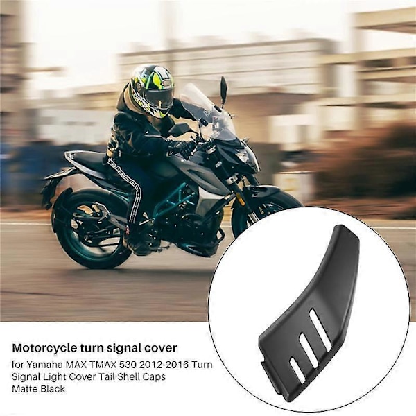 til T-MAX TMAX 530 2012-2016 Blinklys Dæksel Hale Skal Hætter Mat Sort
