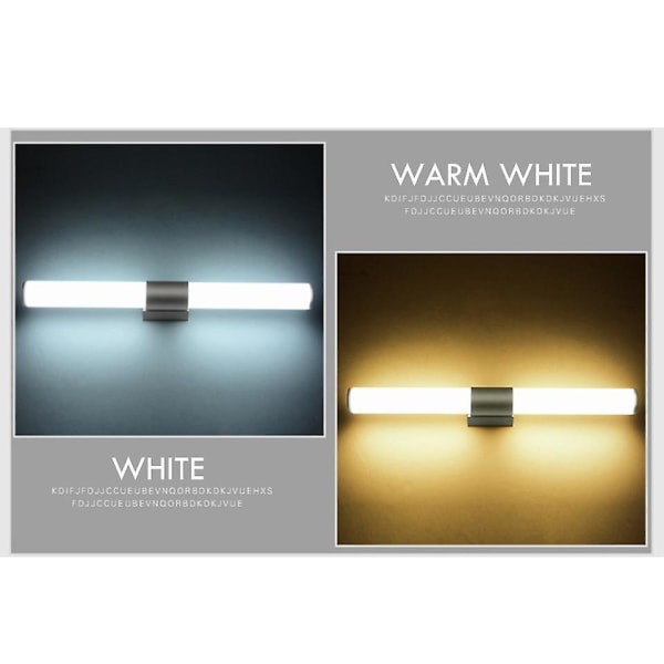 Modern Väggspegel Vattentät Lampa - Led Tube För Badrumsbelysning Cold White 22W 55CM