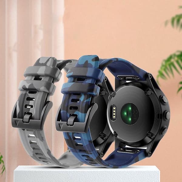 22mm Silikone Urrem kompatibel med Garmin Instinct