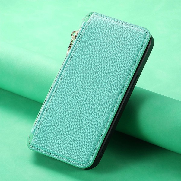 Etui til iPhone 14 blått Magnetisk deksel sugekopp adsorberer Flip