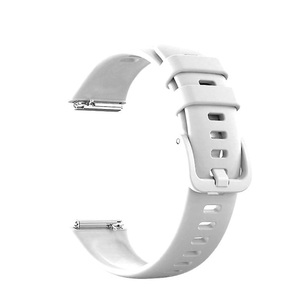 Hvid Hvid Silikone Urrem kompatibel med Huawei Band 7 / Honor Band 7