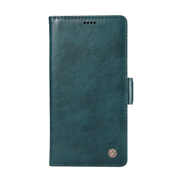 Etui til iPhone 13 mini blå Pebbled Side Buckle Frosted Lommebok med Kortholder