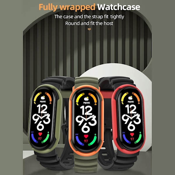 Unibody tofarget klokkereim kompatibel med Xiaomi Mi Band 7 / 7 Nfc