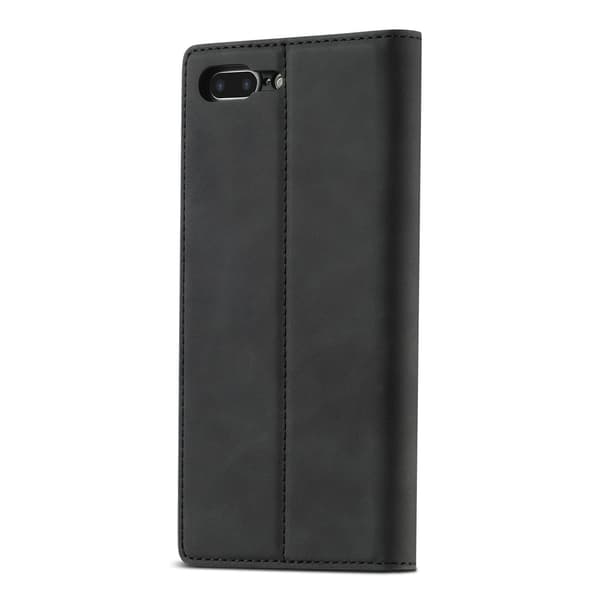 Etui til iPhone 14 Pro sort magnetisk mikrofiber