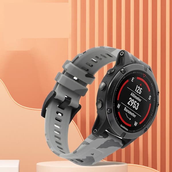 22mm Silikone Urrem kompatibel med Garmin Instinct