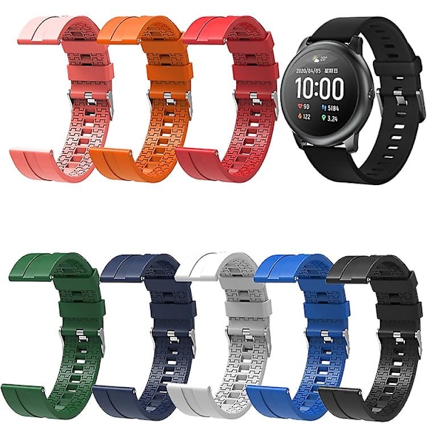 orange orange silikonerem kompatibel med Xiaomi Haylou Solar Watch