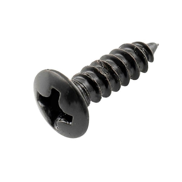 Mångsidiga och robusta monteringsskruvar för elgitarrbasplektrumskydd 3x12mm Black