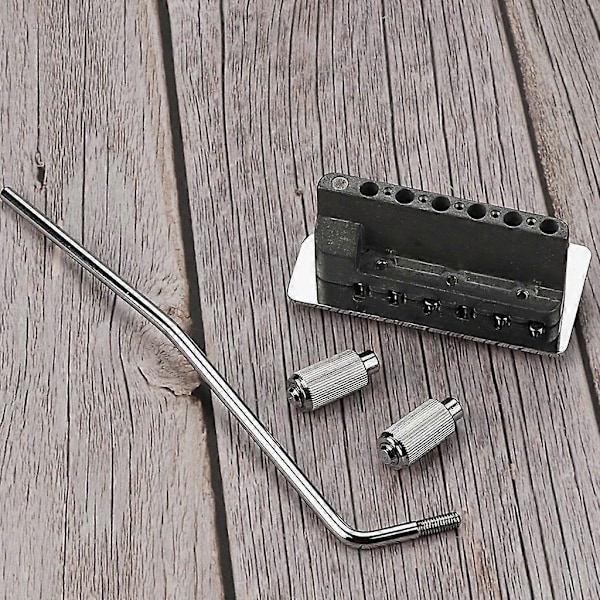 Elektrisk Gitarr Tremolobrygga med Stång Gitarr Tremolosystem Tillbehör