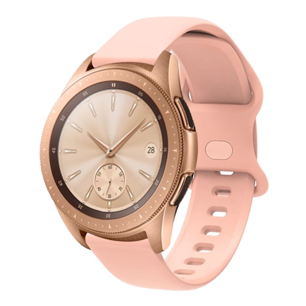 Rosa Rosa kompatibel med Garmin Venu silikonklokkereim 22mm