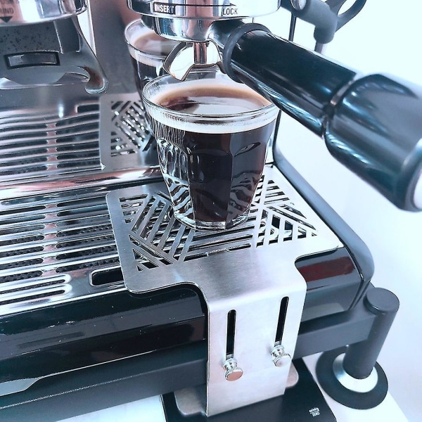 Nytt stål kaffevägningsställ kompatibelt med espressomaskin elektronisk våg(c)