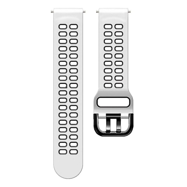 Hvid Sort Hvid Sort Silikone Urrem kompatibel med Huawei Watch Gt Runner