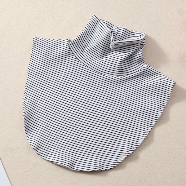 Dame falsk krage Avtakbar krage med genser Høst Vint Pure white-high elasticity