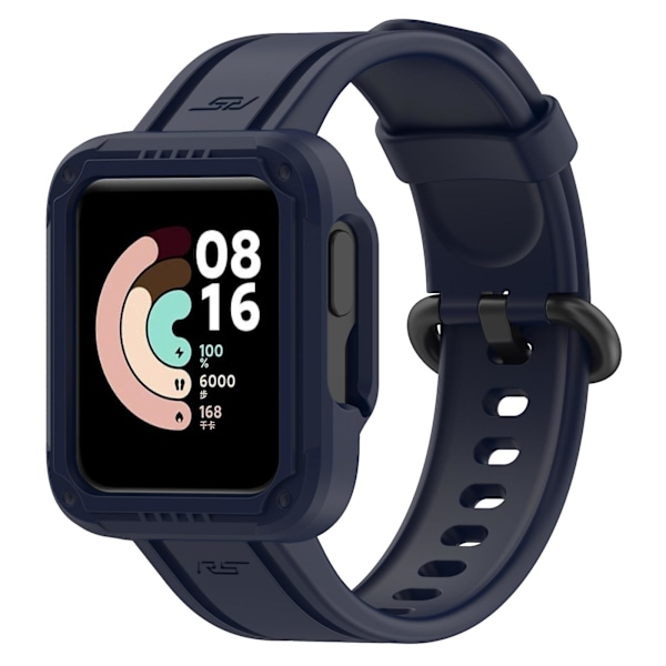 Ink Blue Ink Blue Silikon Klokkereim kompatibel med Xiaomi Mi Watch Lite kompatibel med Xiaomi Mi Watch Lite