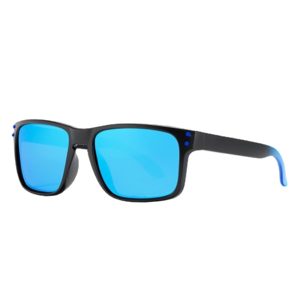 Polariserade solglasögon Utrikeshandel Sportsolglasögon Utomhusfiske Cykling Körbox Black Frame blue back ice blue