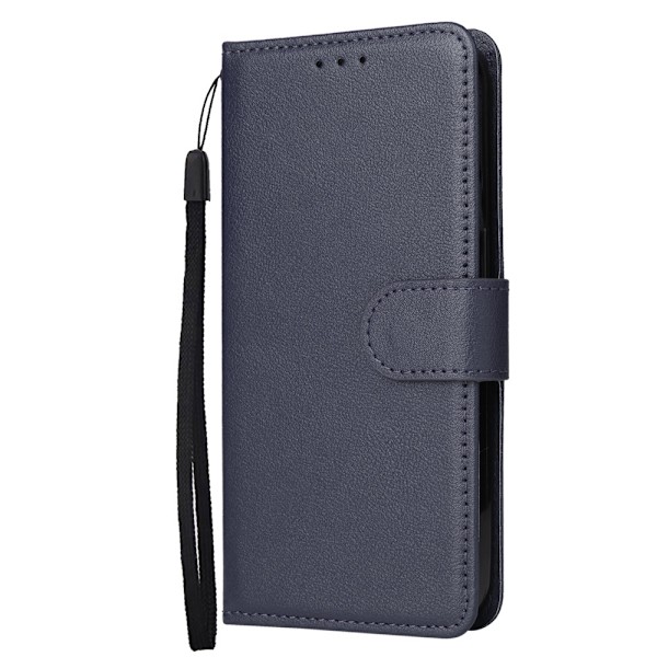 Etui til iPhone iPhone 15pro blåt Almindeligt fotoramme slot Wallet med kortholder Flip