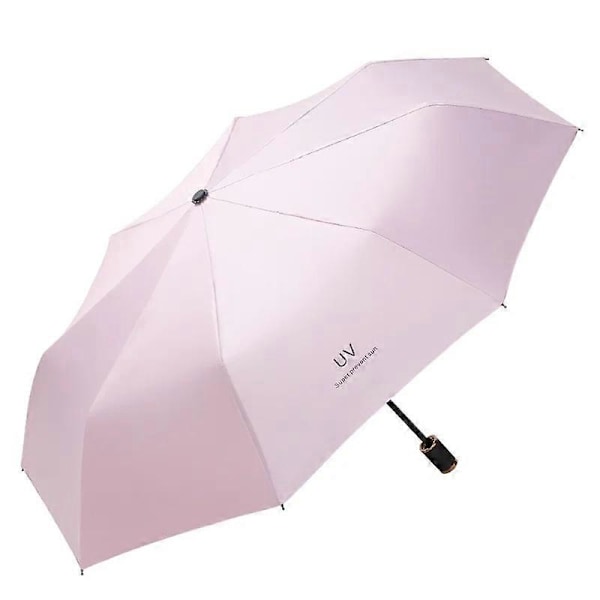 Moderigtig Bærbar Foldbar Automatisk Paraply Anti UV Regn Sol Paraply Vindtæt Kvinder Mænd Børn Parasol Paraply automatic green 2