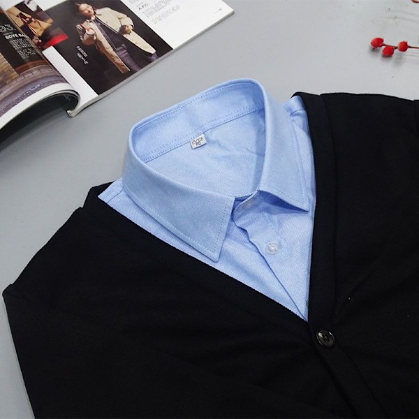 Dam fejk krage Fritid Professionell V Bokstav Dekoration White collar 38 size 165/84A