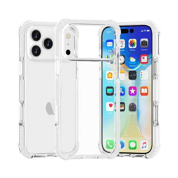 Etui til iPhone 14 Plus Hard Corners Klar Hvit
